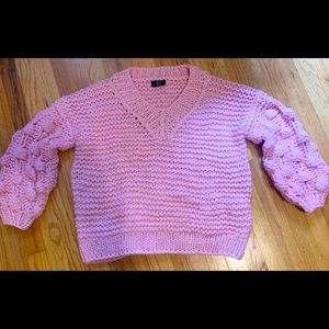 NWOT Oversized pink sweater